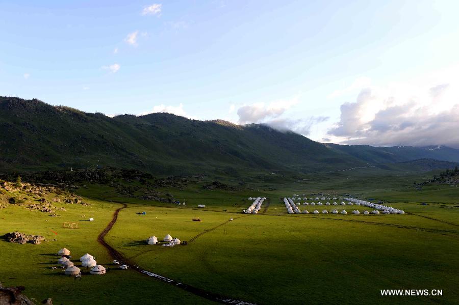 CHINA-XINJIANG-BURQIN-ARGONNE GHET GRASSLAND-SCENERY (CN) 