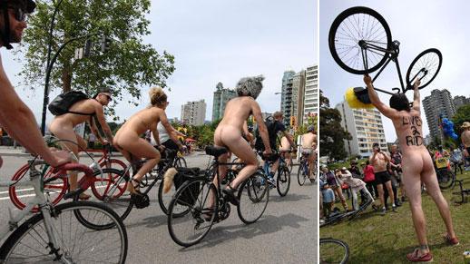 World Naked Bike Ride kicks off in Vancouver