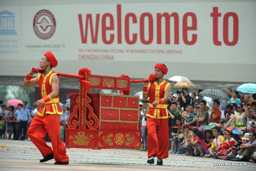 CHINA-CHENGDU-INTANGIBLE CULTURAL HERITAGE (CN)