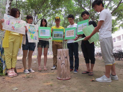 An activity against desertification in Liaocheng