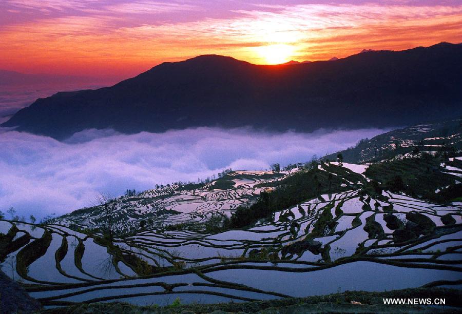 CHINA-YUNNAN-HONGHE HANI RICE TERRACES-WORLD HERITAGE LIST(CN)