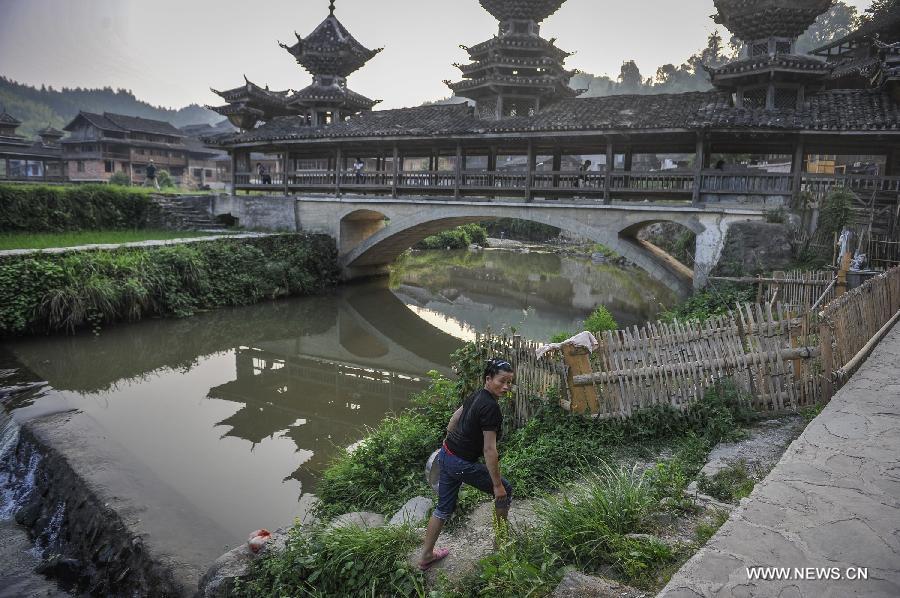 CHINA-GUIZHOU-LIPING-DIMEN-DONG MINORITY-VILLAGE(CN)