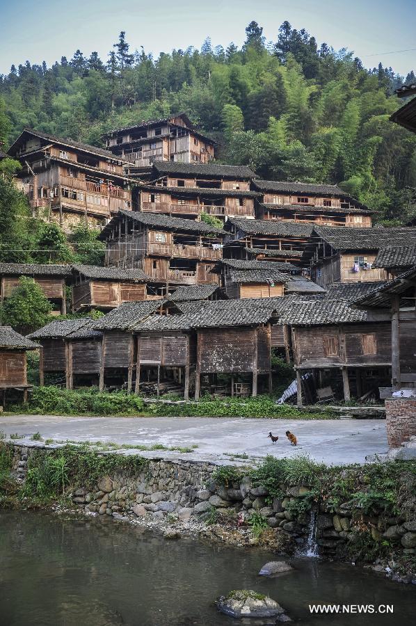 CHINA-GUIZHOU-LIPING-DIMEN-DONG MINORITY-VILLAGE(CN)