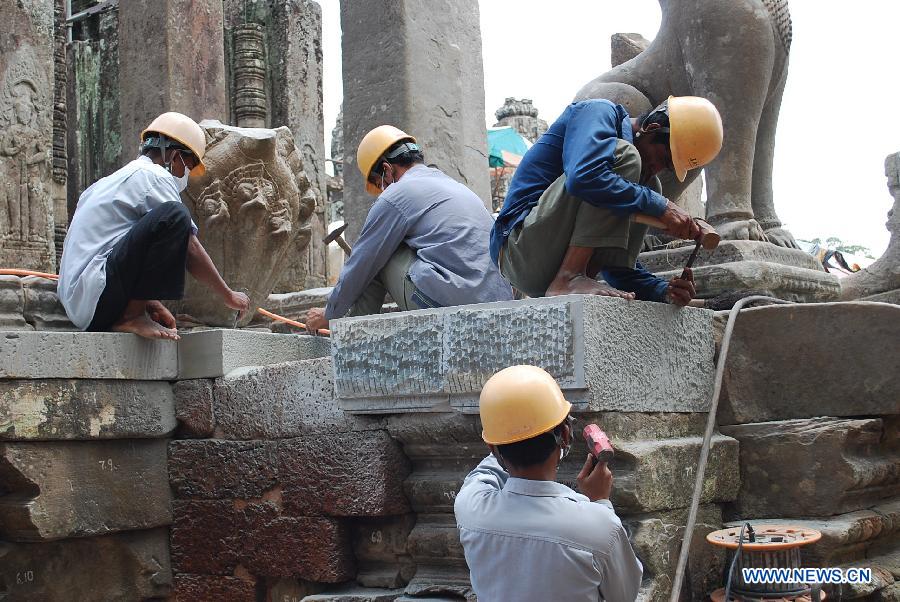 CAMBODIA-SIEM REAP-BAYON TEMPLE