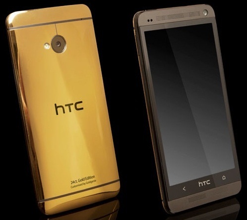 HTC: Gold HTC One, one of the 'Top 10 deluxe smartphones in the world in 2013' by China.org.cn