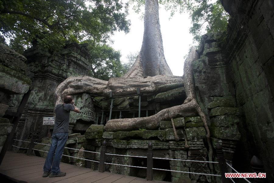 CAMBODIA-SIEM REAP-ANGKOR-TA PROHM TEMPLE-TOURISM