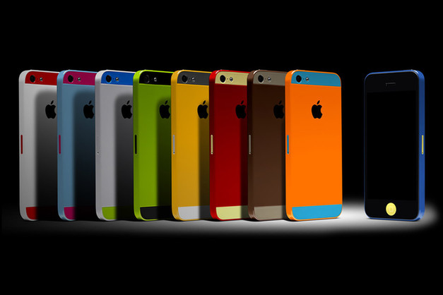 Colorful iPhone cases by ColorWare. [File photo]