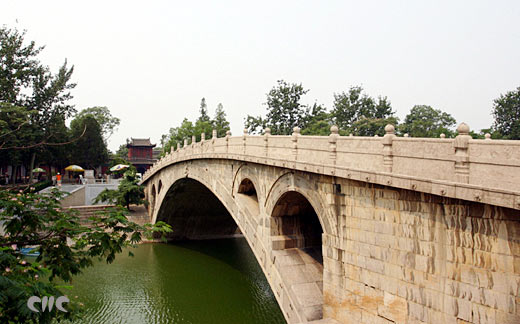 Zhaozhou Bridge, one of the 'Top 10 attractions in Hebei, China' by China.org.cn