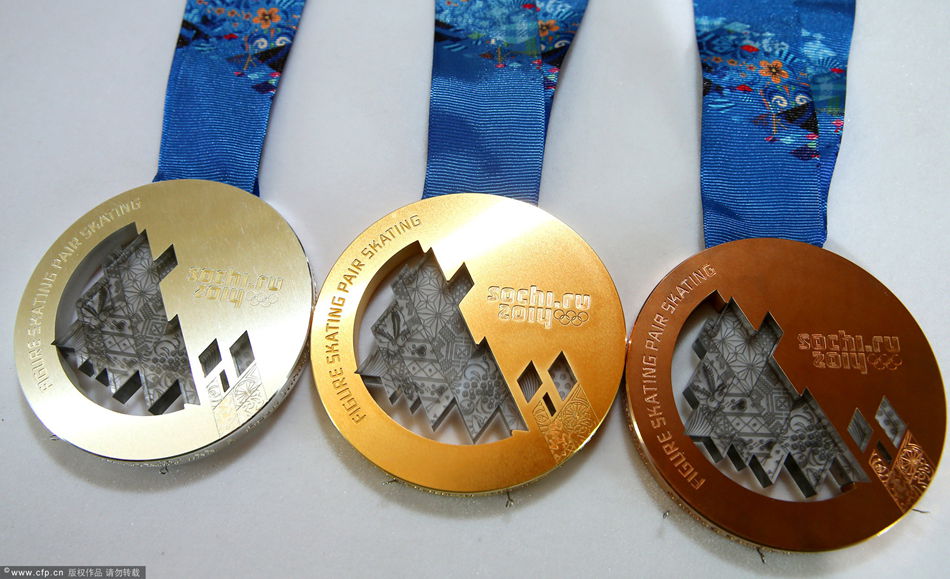 Sochi unveils Winter Olympics medals