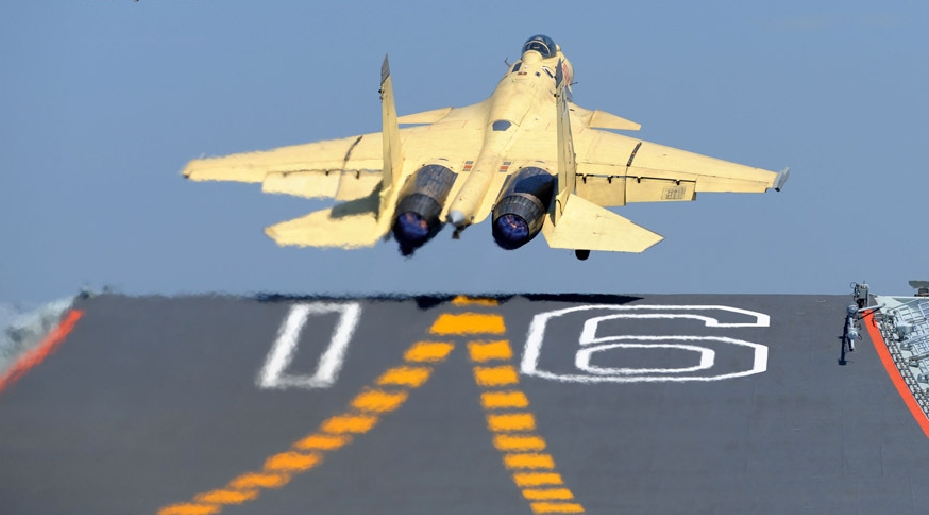 China on June 19 successfully conducted taking-off and landing exercises of J-15 fighter jets on the country's first aircraft, the Liaoning. This is the second time the country has conducted such training after a first jet landing exercise passed successfully on the deck in November last year.[Photo/Navy.81.cn]