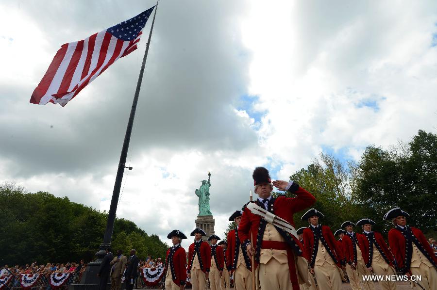 US-NEW YORK-INDEPENDENCE DAY-STATUE OF LIBERTY-REOPENING