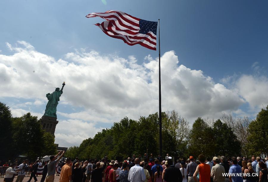 US-NEW YORK-INDEPENDENCE DAY-STATUE OF LIBERTY-REOPENING