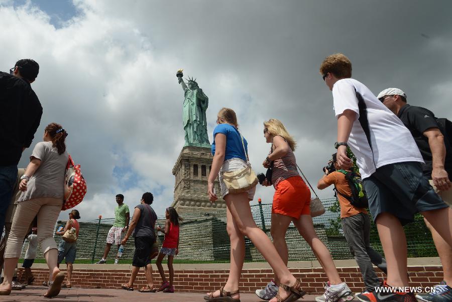 US-NEW YORK-INDEPENDENCE DAY-STATUE OF LIBERTY-REOPENING