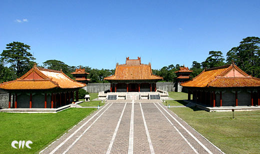 Three Mausoleums of Shengjing, one of the 'top 10 attractions in Liaoning, China' by China.org.cn.