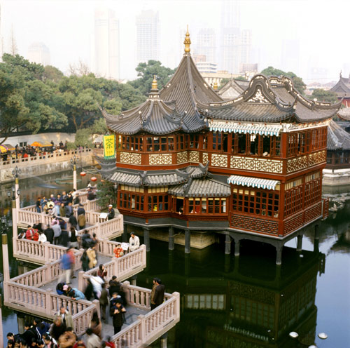 Yu Yuan Garden, one of the 'top 10 attractions in Shanghai, China' by China.org.cn.