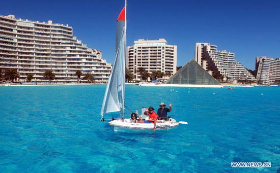 San Alfonso del Mar, Chile, one of the 'top 10 amazing swimming pools in the world' by China.org.cn.