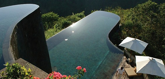 Ubud Hanging Gardens, Bali, Indonesia, one of the 'top 10 amazing swimming pools in the world' by China.org.cn.