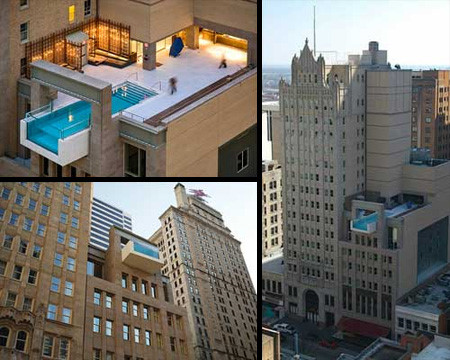 Joule Hotel, Dallas, Texas, U.S., one of the 'top 10 amazing swimming pools in the world' by China.org.cn.