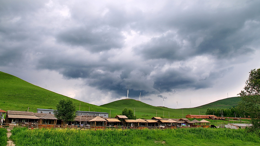 The special climate and geographical position at the junction of the North China Plain and the Inner Mongolia Grasslands give Bashang Grassland its unique natural landscapes and make it a popular destination for tourists and photographers.