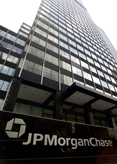 JP Morgan Chase and Co,one of the &apos;Top 20 banks in the world of 2013&apos;by China.org.cn.