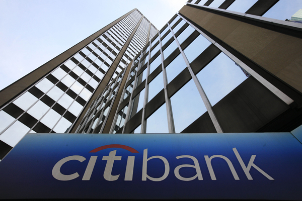 Citigroup,one of the 'Top 20 world banks by net interest income 2013'by China.org.cn.