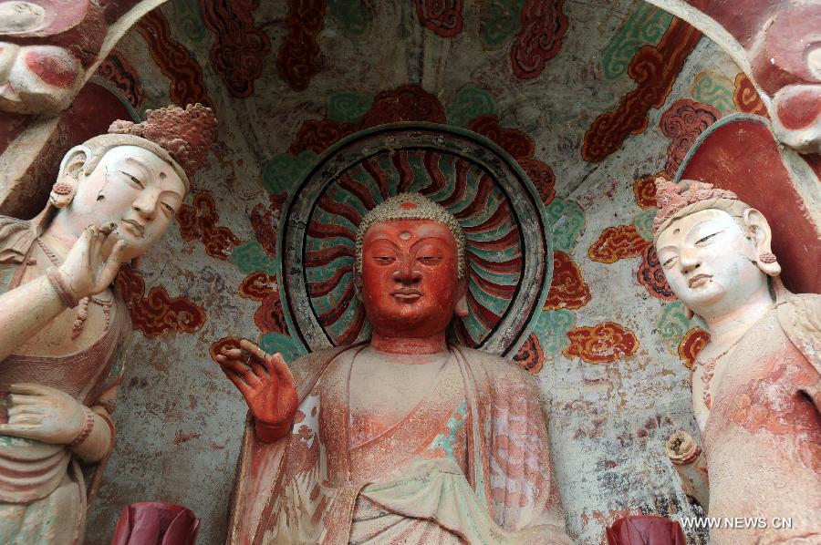 CHINA-GANSU-MAIJI MOUNTAIN GROTTOES-WORLD HERITAGE LIST-APPLICATION-SILK ROAD (CN)