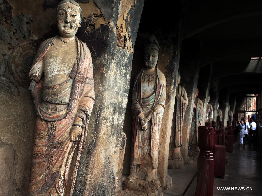 CHINA-GANSU-MAIJI MOUNTAIN GROTTOES-WORLD HERITAGE LIST-APPLICATION-SILK ROAD (CN)