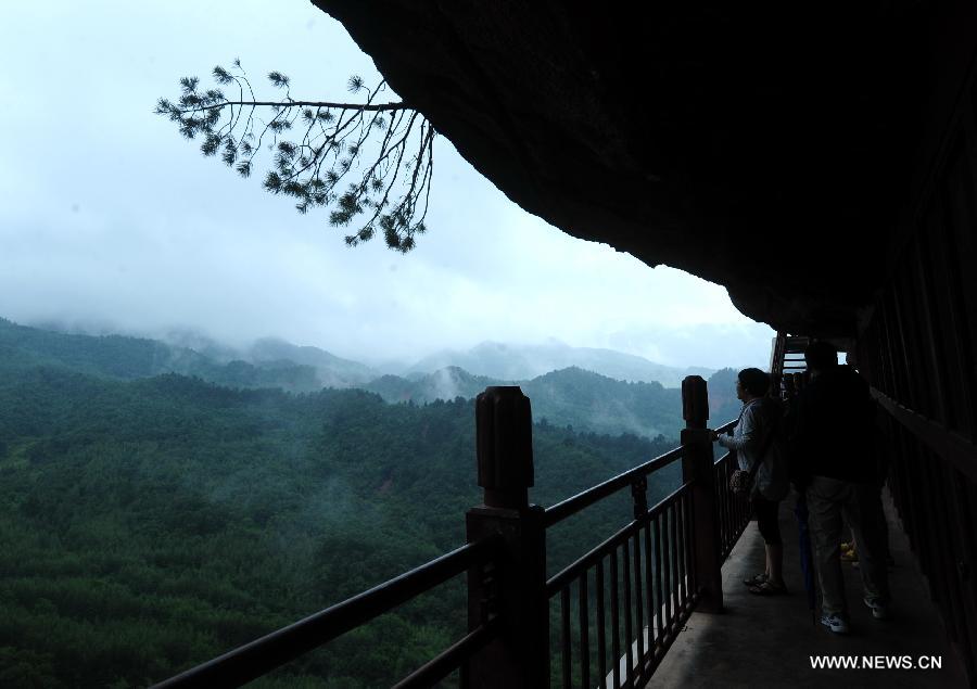 CHINA-GANSU-MAIJI MOUNTAIN GROTTOES-WORLD HERITAGE LIST-APPLICATION-SILK ROAD (CN)