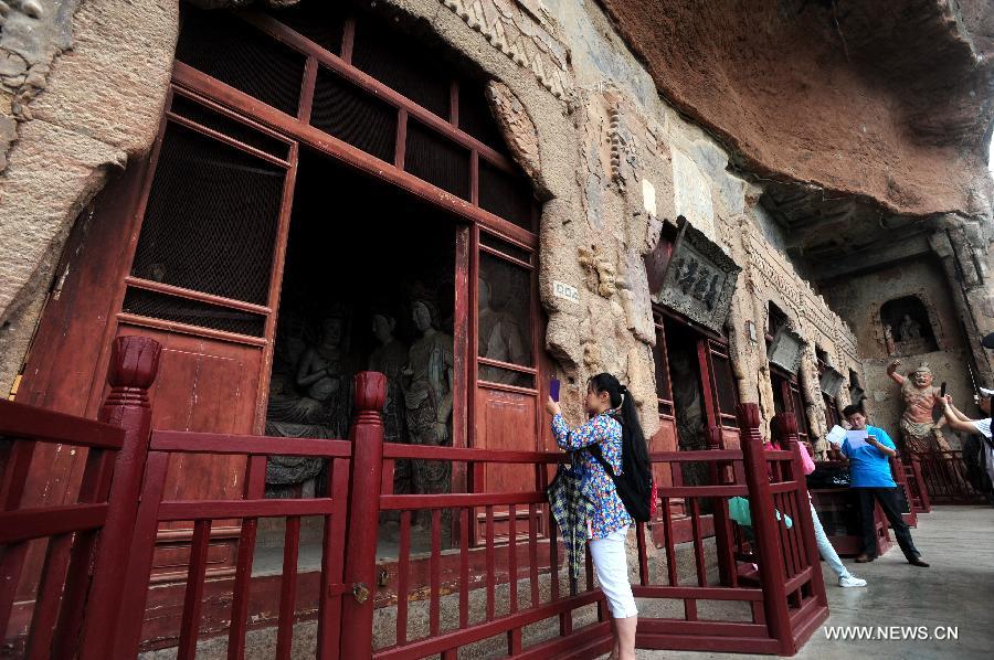 CHINA-GANSU-MAIJI MOUNTAIN GROTTOES-WORLD HERITAGE LIST-APPLICATION-SILK ROAD (CN)