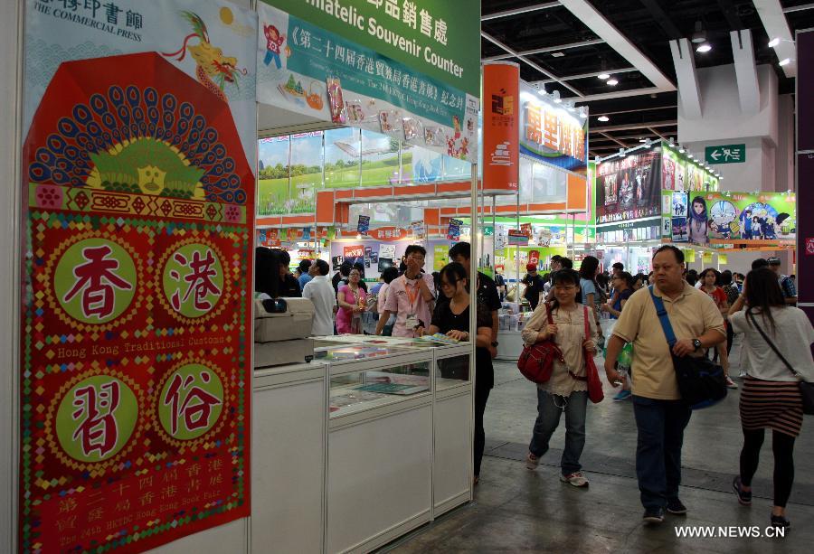 CHINA-HONG KONG-BOOK FAIR 2013 (CN)