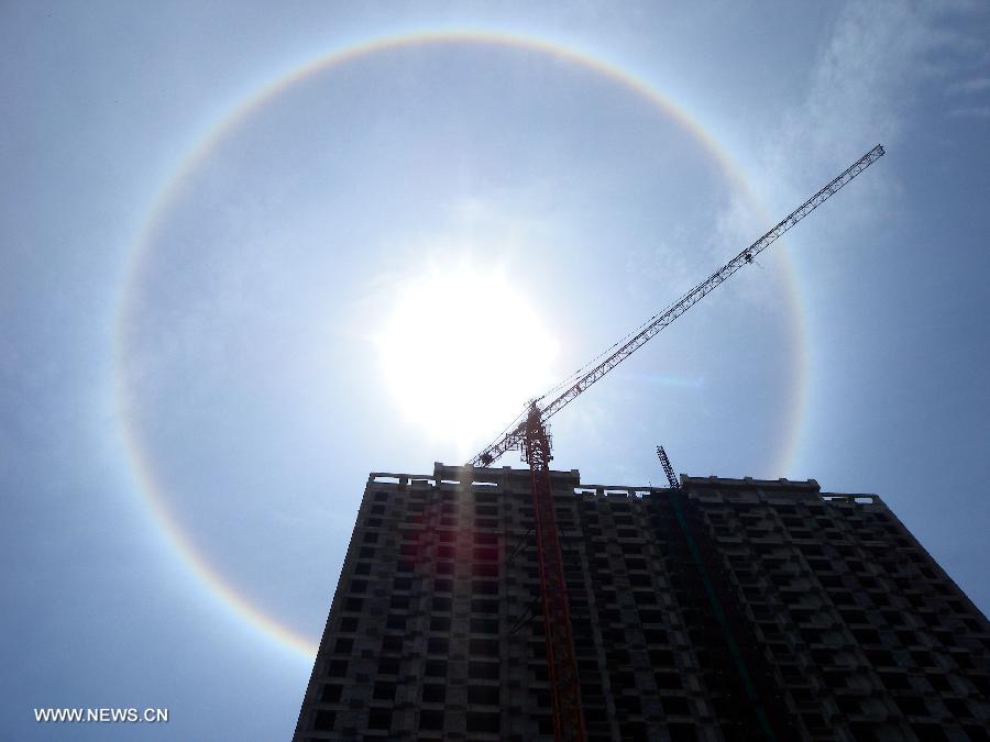 #CHINA-HEBEI-QINHUANGDAO CITY-SOLAR HALO (CN)