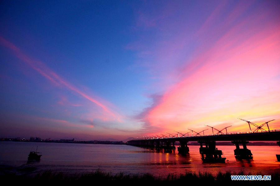 #CHINA-ZHEJIANG-RUI'AN-SUNSET GLOW (CN)