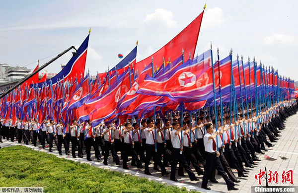 The Democratic People's Republic of Korea (DPRK) held a military parade marking the 60th anniversary of the Korean War Armistice Agreement on Saturday