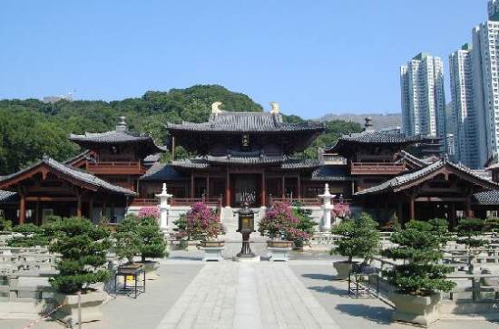 Chi Lin Nunnery in Hong Kong, one of the 'Top 10 landmarks in China' by China.org.cn