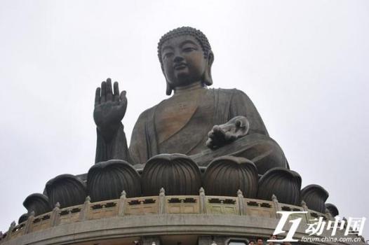 Big Buddha in Hong Kong, one of the 'Top 10 landmarks in China' by China.org.cn