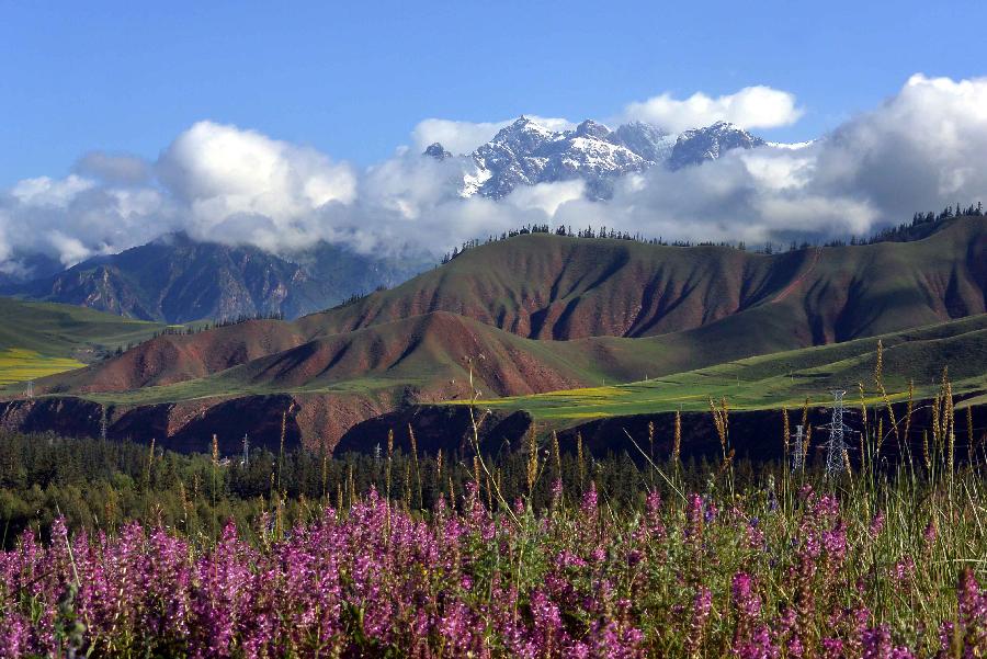 CHINA-QINGHAI-QILIAN MOUNTAIN-SCENERY (CN)