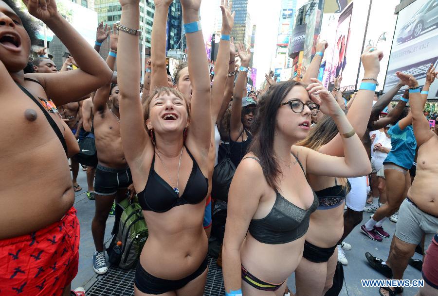 National Underwear Day celebrated in New York