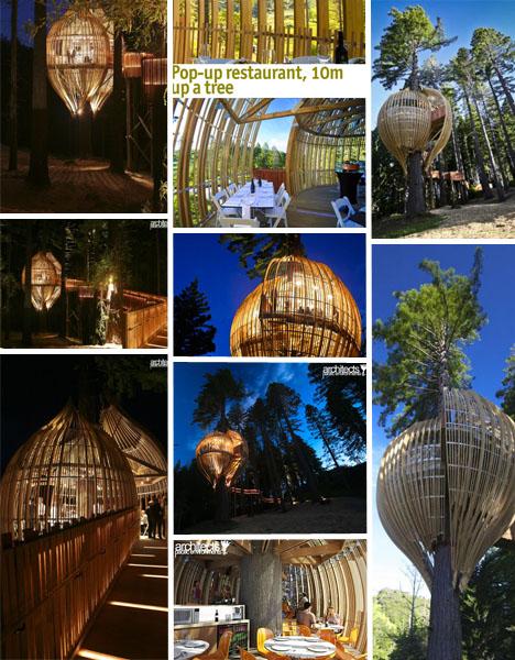 Yellow Treehouse Restaurant, New Zealand, one of the 'top 10 unique restaurants in the world' by China.org.cn.