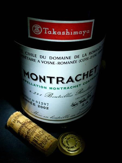 Domaine de la Romanee-Conti Montrachet Grand Cru, one of the 'top 10 most expensive wines in the world' by China.org.cn.