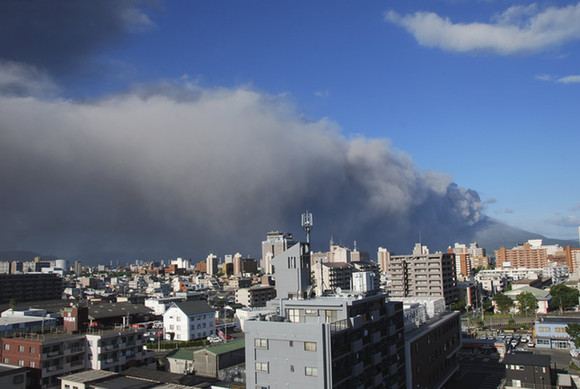 500th eruption of Sakurajima Volcano in 2013