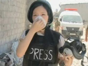 CCTV reporter at ground zero after Syria 'chemical' attack