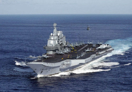 The Liaoning, China's first aircraft carrier [File photo]