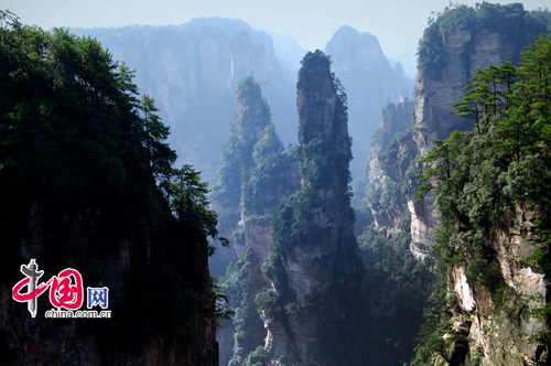Zhangjiajie, Hunan, one of the 'top 10 autumn destinations in China' by China.org.cn.