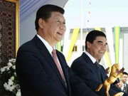 President Xi attends launch ceremony of gas field