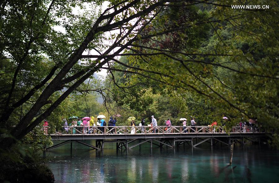 CHINA-SICHUAN-JIUZHAIGOU VALLEY-SCENERY(CN) 