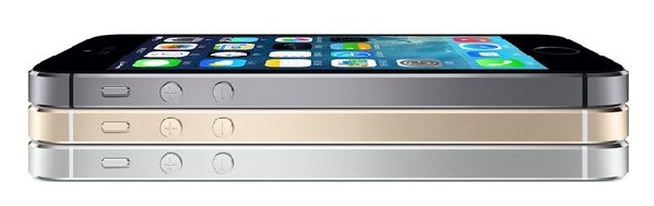 iPhone 5s延续了iPhone 5的设计样式，配色有三种，分别为深空灰色、金色以及银色。