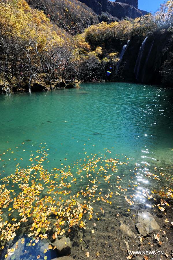 Photo taken on Sept. 15, 2013 shows the scenery of the Changbai Mountain in northeast China's Jilin Province. 