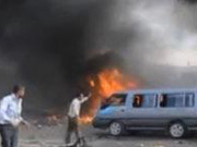 Rebels: explosion on Syrian side kills 15