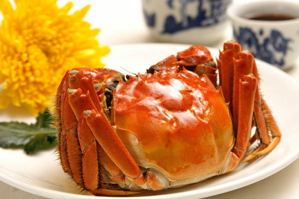Crab, one of the &apos;Top 10 Mid-Autumn Festival foods in China&apos; by China.org.cn.