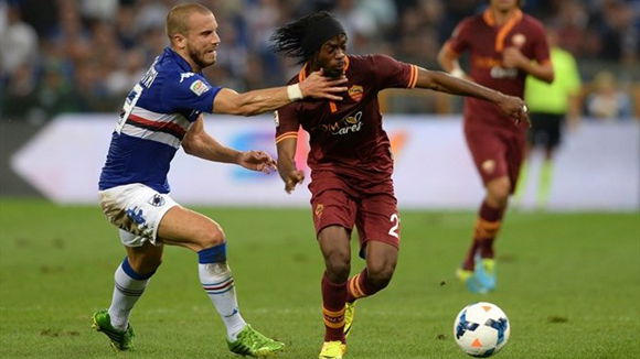  Gervinho'c clincher sealed a 2-0 win for leaders Roma at Sampdoria.